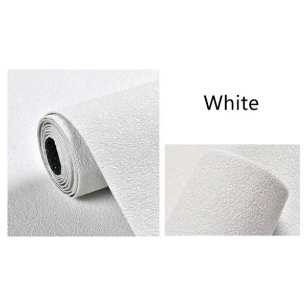 Renkli Duvarlar Kendinden Yapışkanlı Alüminyum Folyolu Isı Ses Yalıtımlı Duvar Kağıdı Paneli 50x280 Cm Dekor Beyaz - Görsel 7