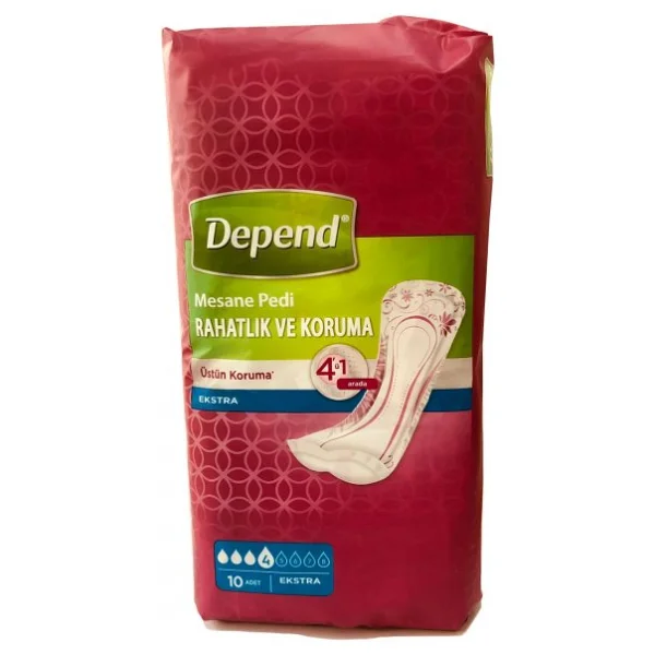 Depend Ekstra 10'lu 12 Paket Mesane Pedi - Görsel 6