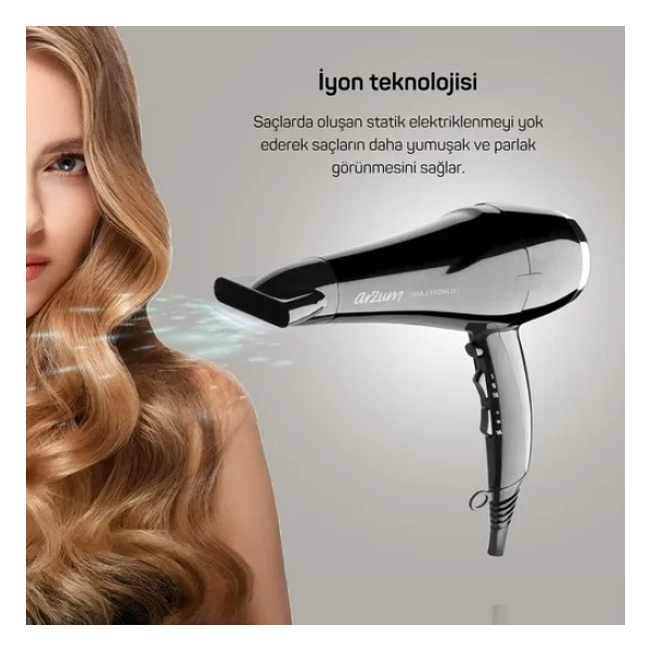 Arzum Ar596 İmaj 2200 W İyonlu Saç Kurutma Makinesi - Görsel 7