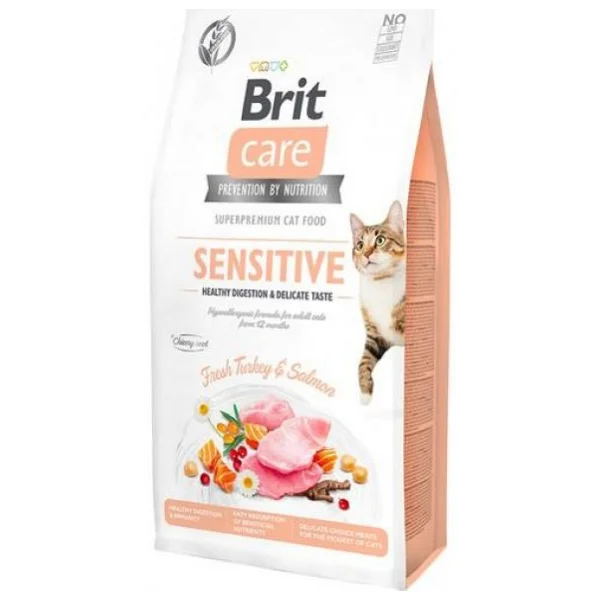 Brit Care Sensitive Hindili Ve Somonlu 2 Kg Yetişkin Kedi Maması - Görsel 3