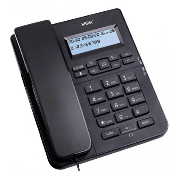 Karel Tm145 Siyah Masaüstü Telefon - Görsel 5