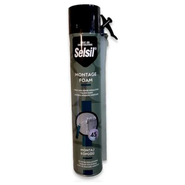Selsil 750 Ml 845 Gr Poliüretan Montaj Köpüğü - Görsel 6