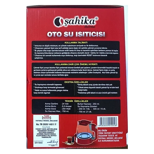 Şahika 24 V 750 Ml Araç İçi Su Isıtıcı Kettle - Görsel 2