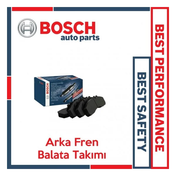 Honda Civic Fc5 2017-2021 Bosch Arka Fren Balata Takımı - Görsel 3