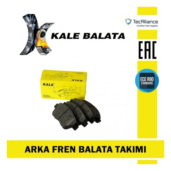 Vw Passat B8 2015-2020 Kale Arka Fren Balatası - Görsel 3