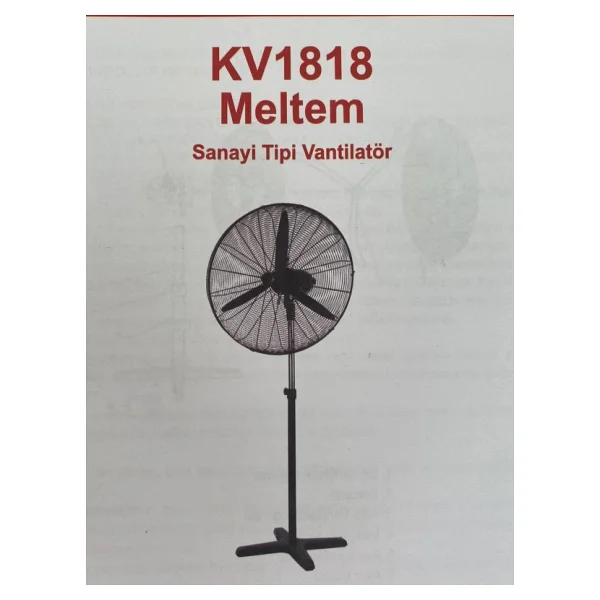 King Kv1818 Meltem Sanayi Tipi Vantilatör Motoru 150w - Görsel 8