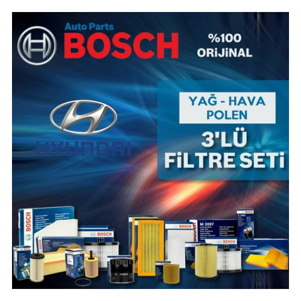 Bosch Hyundai İ20 1.4 Crdi Filtre Bakım Seti 2015-2018 - Görsel 3