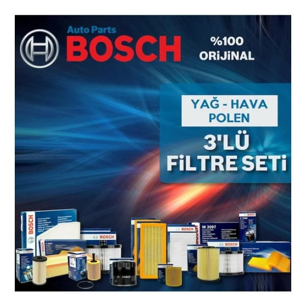 Toyota Avensis 1.6 Bosch Filtre Bakım Seti 2009-2016 - Görsel 3