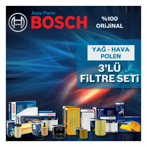 Toyota Corolla 1.6 Bosch Filtre Bakım Seti 2003-2007 - Görsel 3