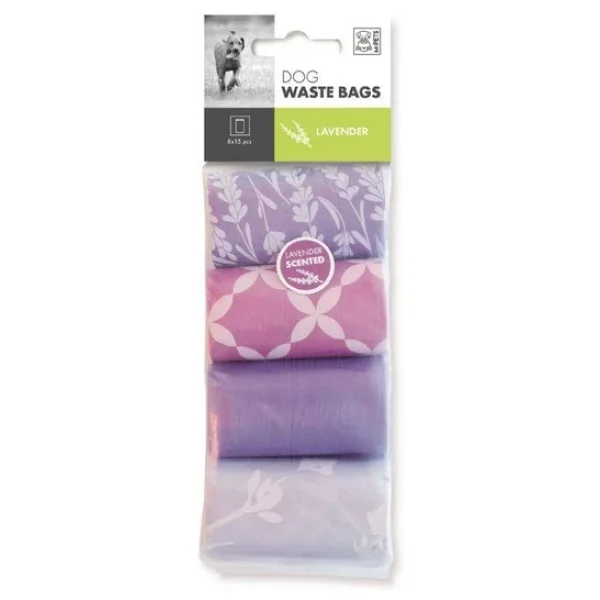 M-Pets Dışkı Toplama Poşeti Lavanta Kokulu 8x15pcs - Görsel 3