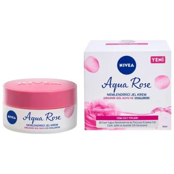 Nivea Aqua Rose Nemlendirici Jel Krem 50 Ml - Görsel 5