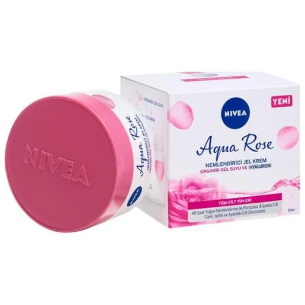 Nivea Aqua Rose Nemlendirici Jel Krem 50 Ml - Görsel 6