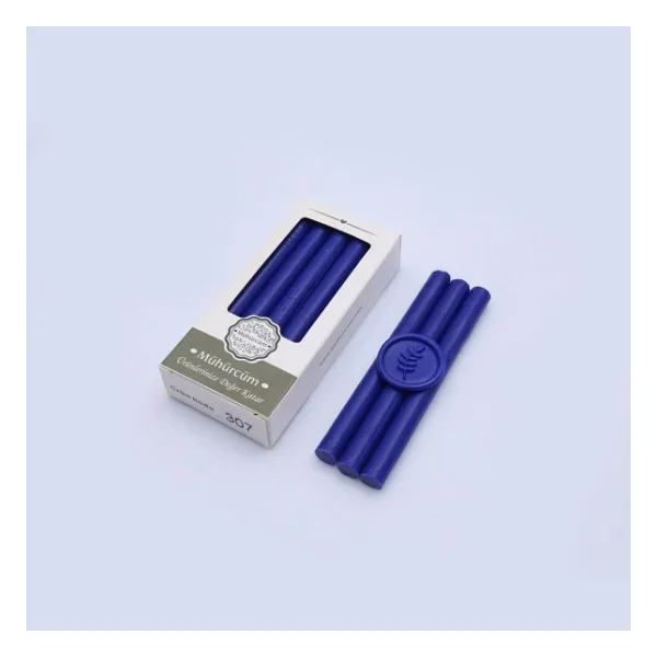 Mühür Mumu Çubuk 11mmx120mm 10 Lu Paket Model: 307 Parliament Mavi - Görsel 3