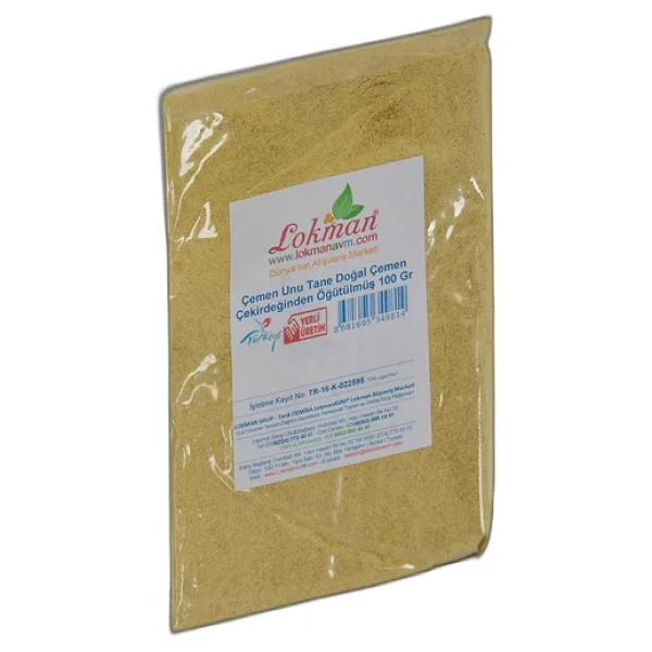 Lokmanavm Çemen Unu 100 Gr - Görsel 3