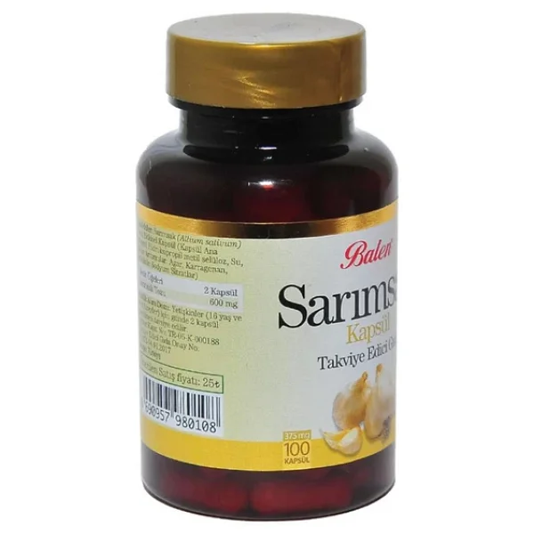 Balen Sarımsak 375 Mg 100 Kapsül - Görsel 8