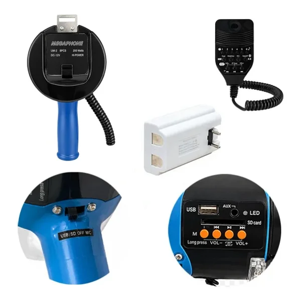 Magicvoice Ml-687 100 W Bluetooth Megafon - Görsel 4