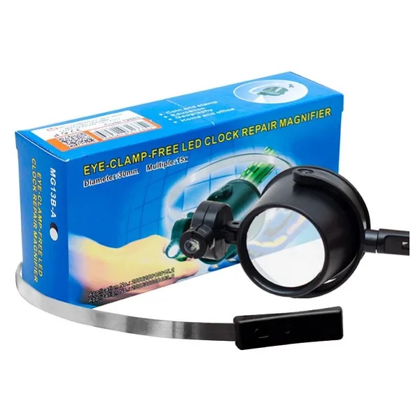 Powermaster Mg-13ba Büyüteç Göze Takılan Işıklı Hassas İş Kuyumcu Büyüteci - Görsel 3