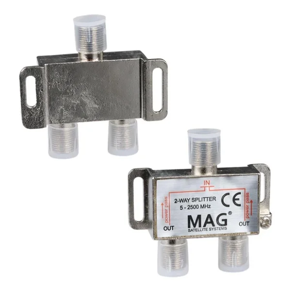 Mag 1 In 2 Splitter 5-2500 MHz Bolucu TV Anten Coklayici 1 Giris 6 Cikis Dagitici - Görsel 4