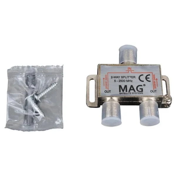 Mag 1 In 2 Splitter 5-2500 MHz Bolucu TV Anten Coklayici 1 Giris 6 Cikis Dagitici - Görsel 5