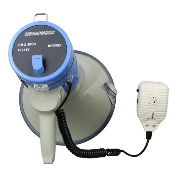 Magicvoice Mv-66 USB Sd Mmc Mayklı 25 W Megafon Pilli Ve Şarj Üniteli Sirenli Can Kurtaran Yüksek Sesli Megafon - Görsel 5