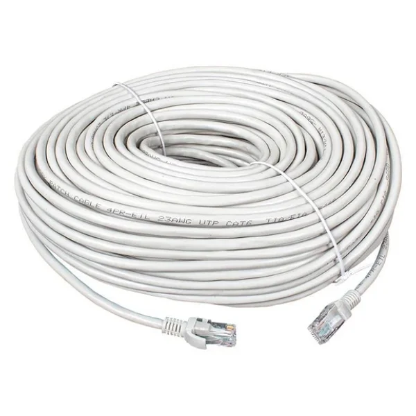 Powermaster Cat6 40 Metre Ethernet Kablo Soket Jack Uçları Takılı Hazır İnternet Kablosu - Görsel 3