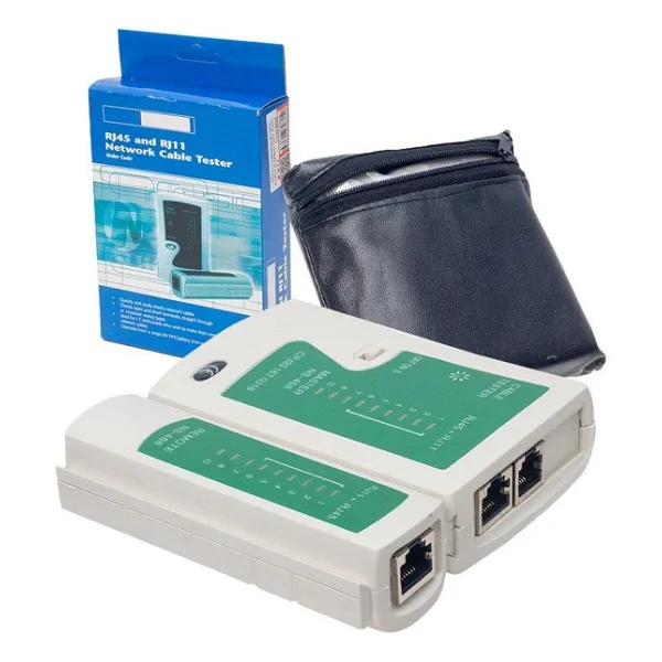 Powermaster Rj45 Rj11 Kablo Test Aleti Internet Telefon Ethernet Kablosu Test Cihazi - Görsel 5