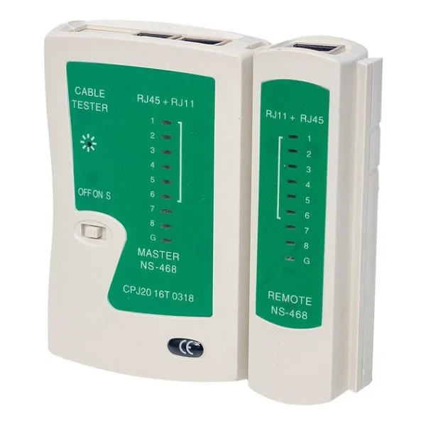 Powermaster Rj45 Rj11 Kablo Test Aleti Internet Telefon Ethernet Kablosu Test Cihazi - Görsel 3