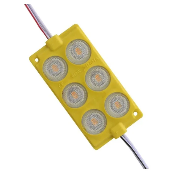 Powermaster Modül LED 24v 3w Sarı 75x40 Mm 3030 - Görsel 3
