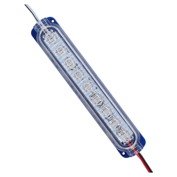 Powermaster Modül LED 24v 1.2w Parlak Yanıp Sönen Mavi 14x32.5mm 2835 - Görsel 3