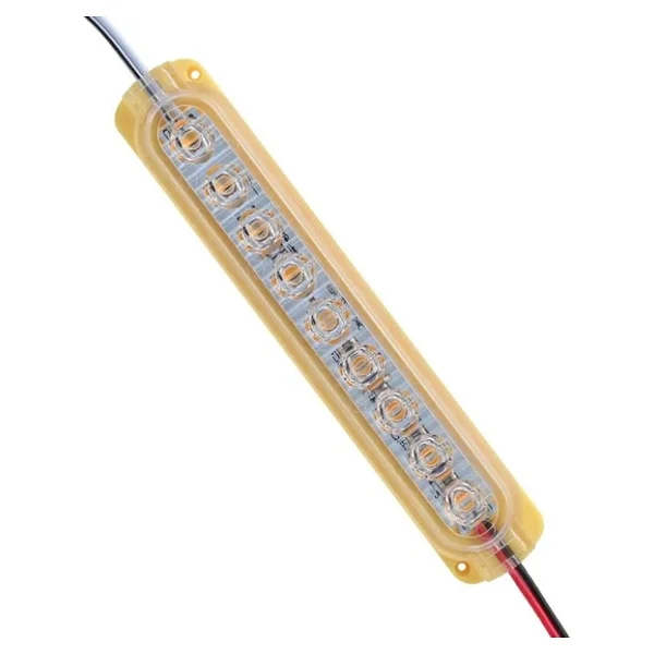 Powermaster Modül LED 24v 1.2w Parlak Yanıp Sönen Sarı 14x32.5mm 2835 - Görsel 5
