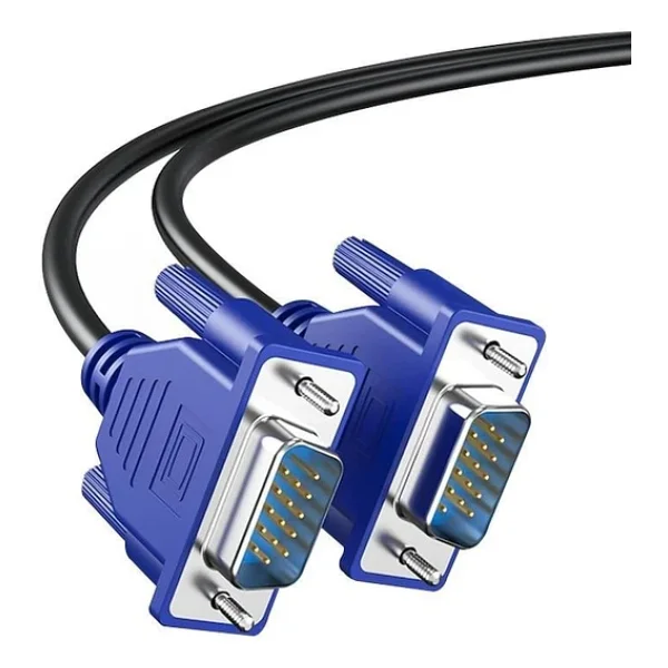 Powermaster 15 Pin Erkek Erkek 1.5 Metre Vga Kablo 2 Ucu Erkek Vga Kablosu - Görsel 5