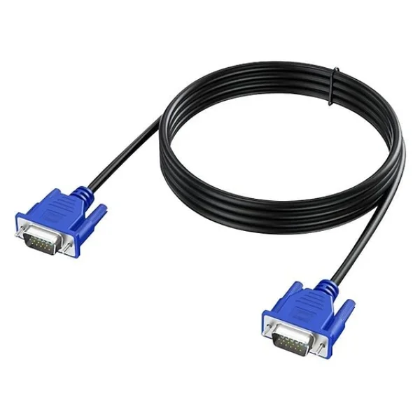 Powermaster 15 Pin Erkek Erkek 1.5 Metre Vga Kablo 2 Ucu Erkek Vga Kablosu - Görsel 4
