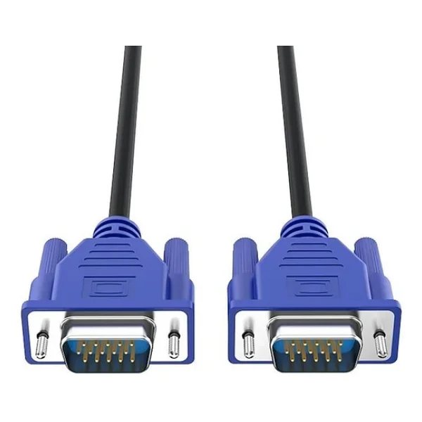 Powermaster 15 Pin Erkek Erkek 1.5 Metre Vga Kablo 2 Ucu Erkek Vga Kablosu - Görsel 6