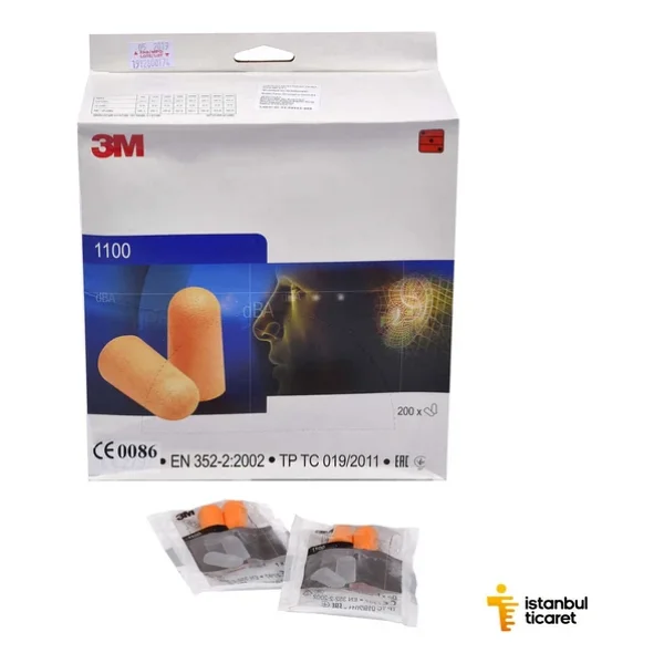 3m 1100 Kulak Tıkacı (200 Çift ) - Görsel 8