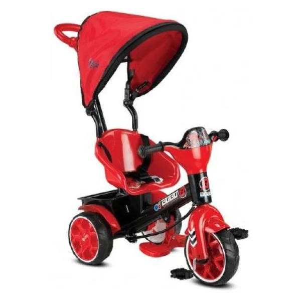 Babyhope 121 Bobo Speed Tenteli Kırmızı 3 Tekerlekli Bisiklet - Görsel 7