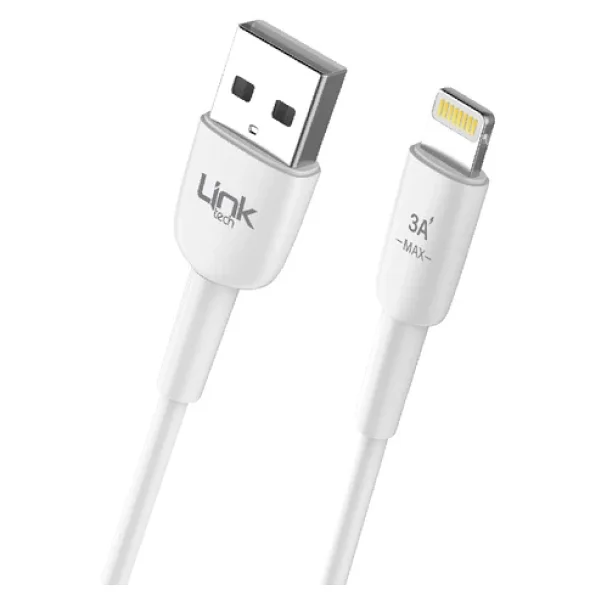 Linktech Safe K601 1 M Beyaz USB To Lightning Hızlı Şarj Kablosu - Görsel 3