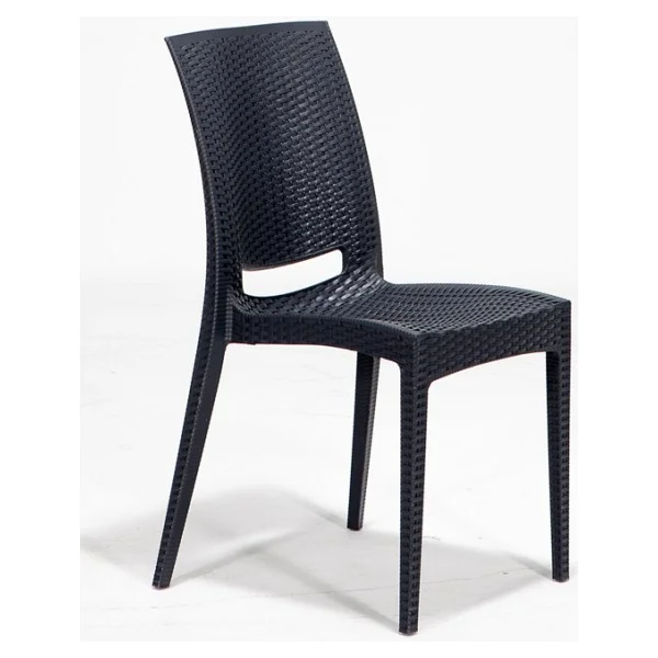 Sandalie 2 Adet Rattan Antrasit Sandalye / Balkon-Bahçe-Teras - Görsel 5