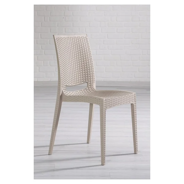 Sandalie 2 Adet Rattan Cappucino Sandalye / Balkon-Bahçe-Teras - Görsel 4