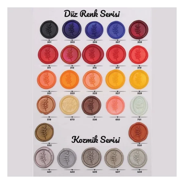 Mühür Mumu Çubuk 11mmx120mm 10 Lu Paket Model: 621 Bebe Mavi - Görsel 7
