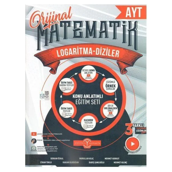 Orijinal Yayınları Ayt Matematik Logaritma Diziler Konu Anlatımlı - Görsel 4