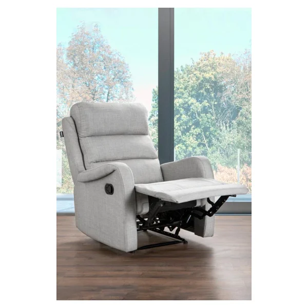 Niron Comfort Elegance Fonksiyonel Tekli Koltuk TV / Baba Koltuğu - Berjer - Açık Gri - Görsel 4