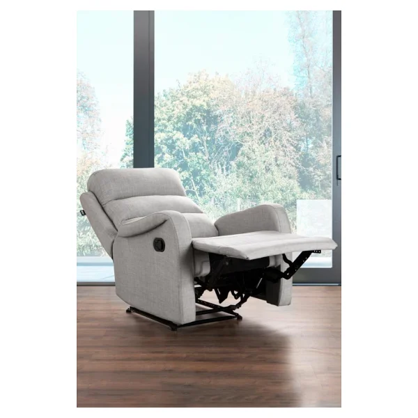 Niron Comfort Elegance Fonksiyonel Tekli Koltuk TV / Baba Koltuğu - Berjer - Açık Gri - Görsel 5