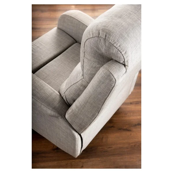 Niron Comfort Elegance Fonksiyonel Tekli Koltuk TV / Baba Koltuğu - Berjer - Açık Gri - Görsel 7