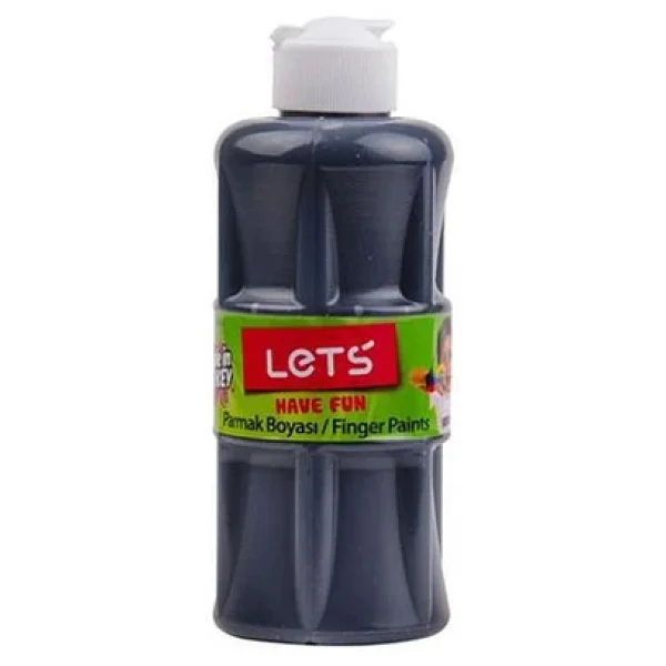 Lets 250 Ml Parmak Boyası Siyah - Görsel 4