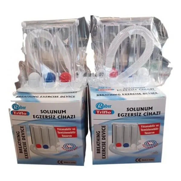 Rabır Triflo Solunum Egzersiz Cihazı Triflo 4 Adet - Görsel 2