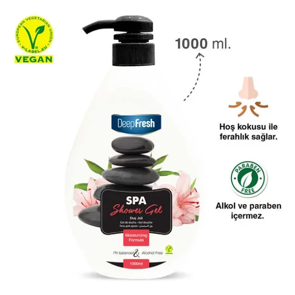 Deep Fresh Spa 1000 Ml Duş Jeli - Görsel 9