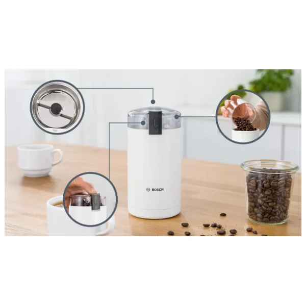 Bosch Tsm6a011w Beyaz Kahve Öğütücü - Görsel 6