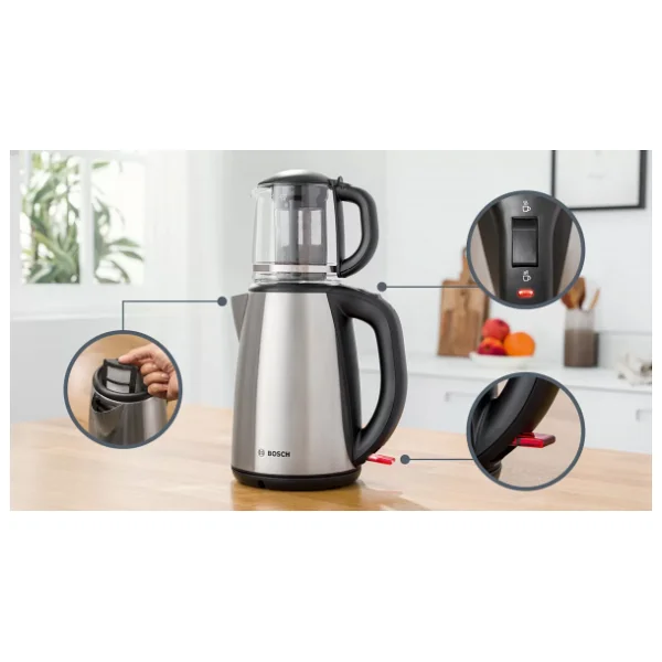 Bosch Tta5603 1800 W Cam Demlikli Çay Makinesi - Görsel 7