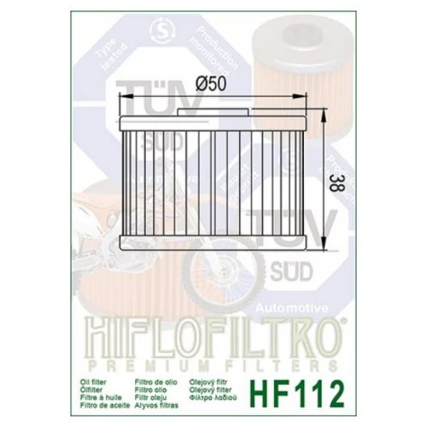 Hiflo Hf112 2010-2017 Honda Cbr 250 R Uyumlu Yağ Filtresi - Görsel 4