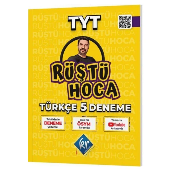 Kr Akademi Yayınları Tyt Rüştü Hoca Türkçe 5 Deneme - Görsel 3